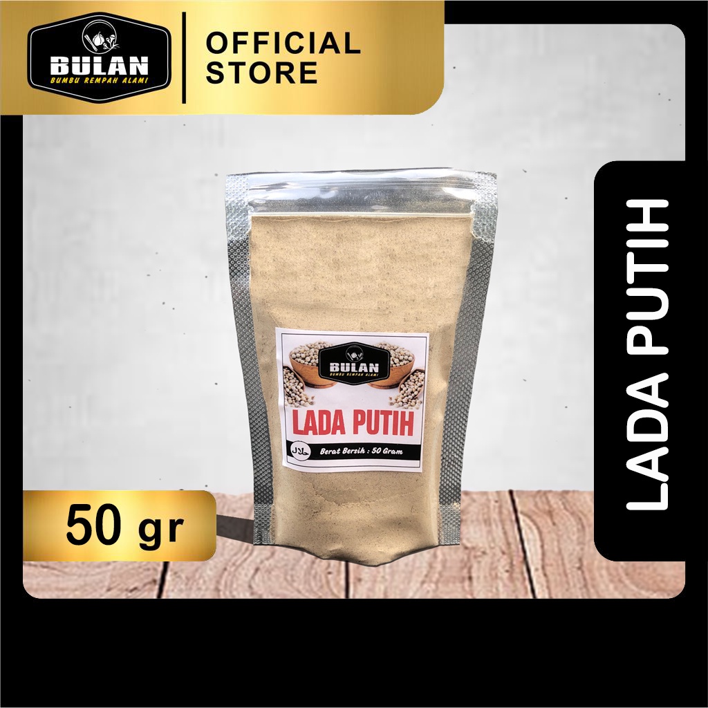 

Lada Putih / Merica Bubuk 100% Murni 50 gram KUALITAS PREMIUM