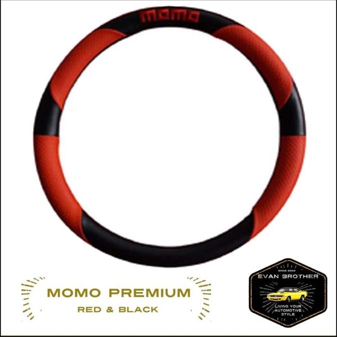 COVER STIR MOBIL Momo Merah / SARUNG SETIR MOMO_MERAH