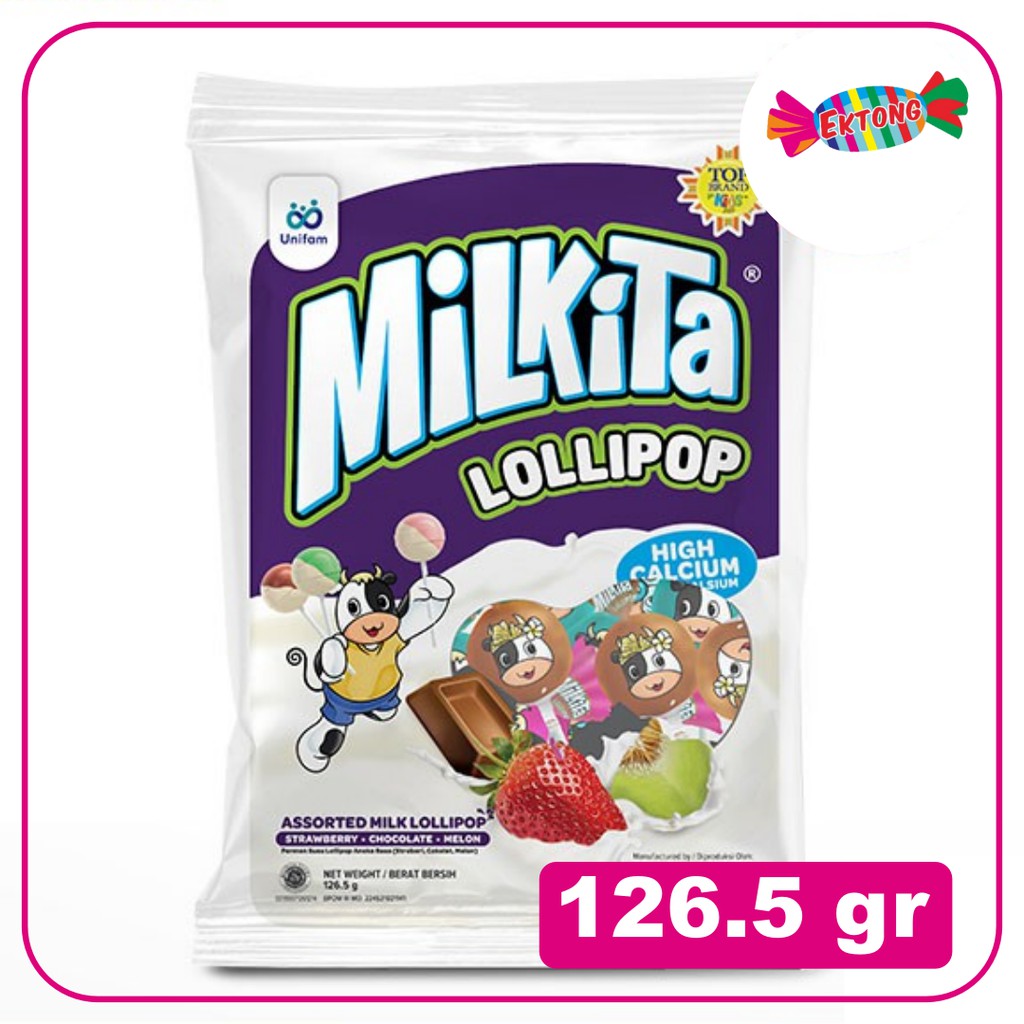 

MILKITA LOLLIPOP 126,5 GR