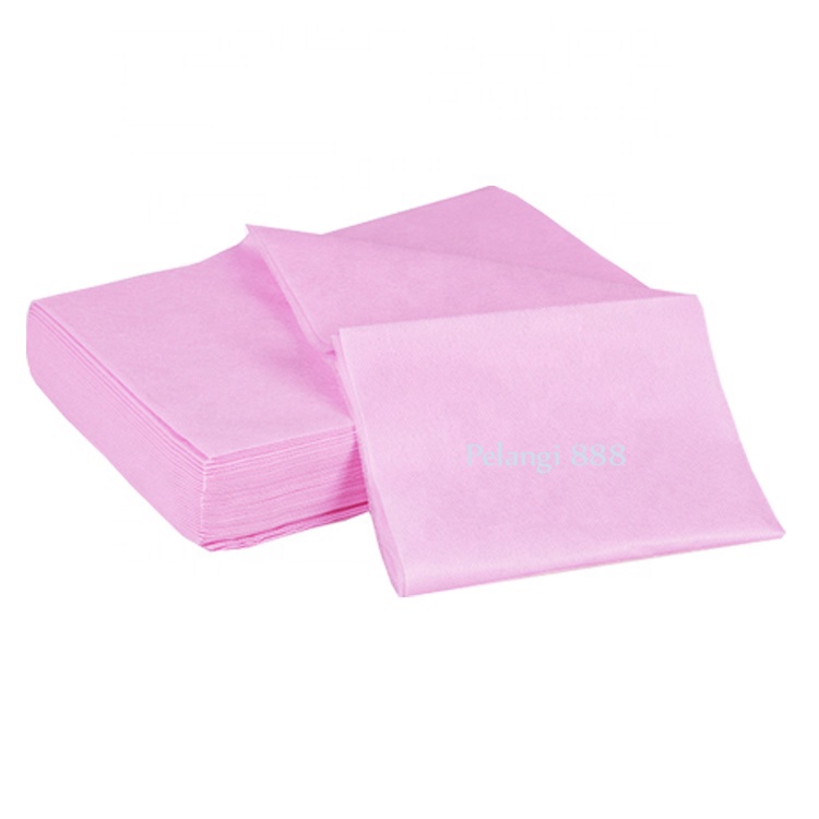 Disposable Bed Sheet Waterproof Dan Anti Minyak Alas Sprei Hotel Rumah Sakit Salon Klinik White Blue Pink