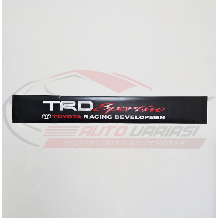 Sticker Kaca Mobil Depan/Belakang - TOYOTA TRD SPORTIVO