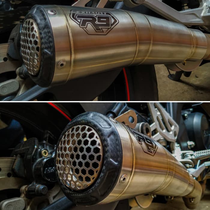 knalpot R15 R9 GPX-SS GSX CBR R15 NMAX AEROX MT15 R9 YAMAHA R15 V3 R15