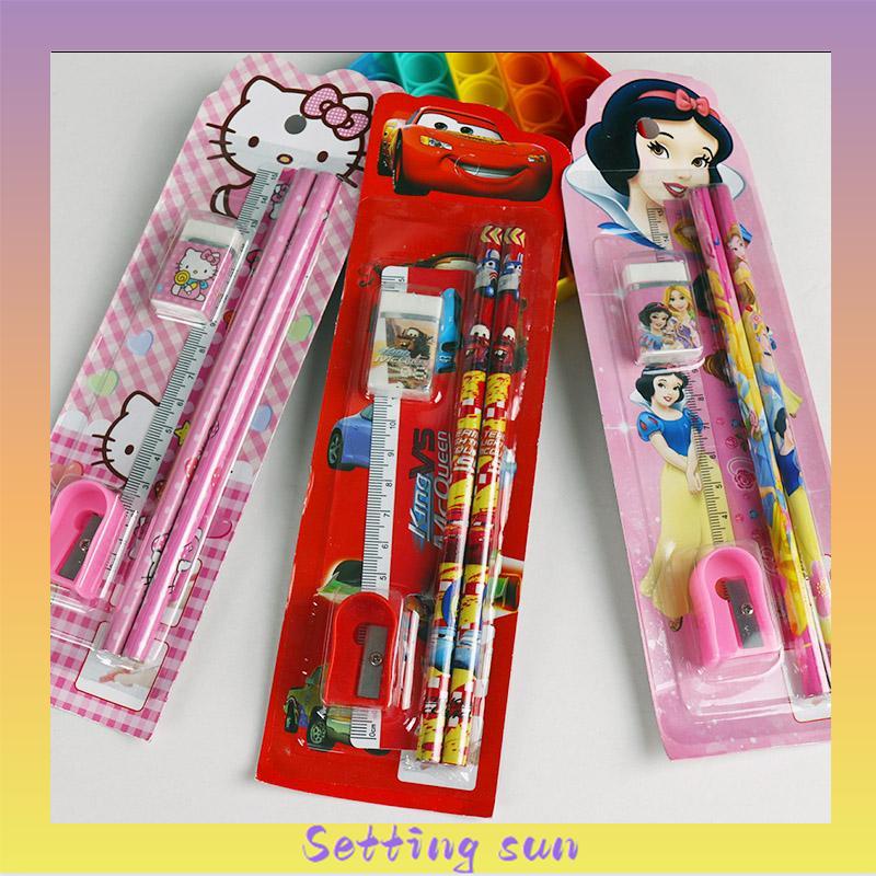 5pcs Siswa Kreatif Set Kartun Kartun Lucu Kindergarten Festival Kecil Hadiah Kecil TN