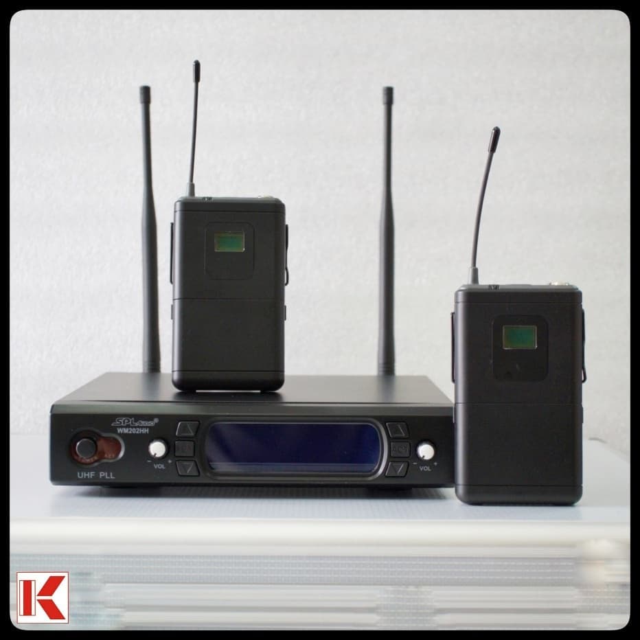 Mic Wireless SPL Audio SPL WM-202 Head Set Microphones Mikrofon