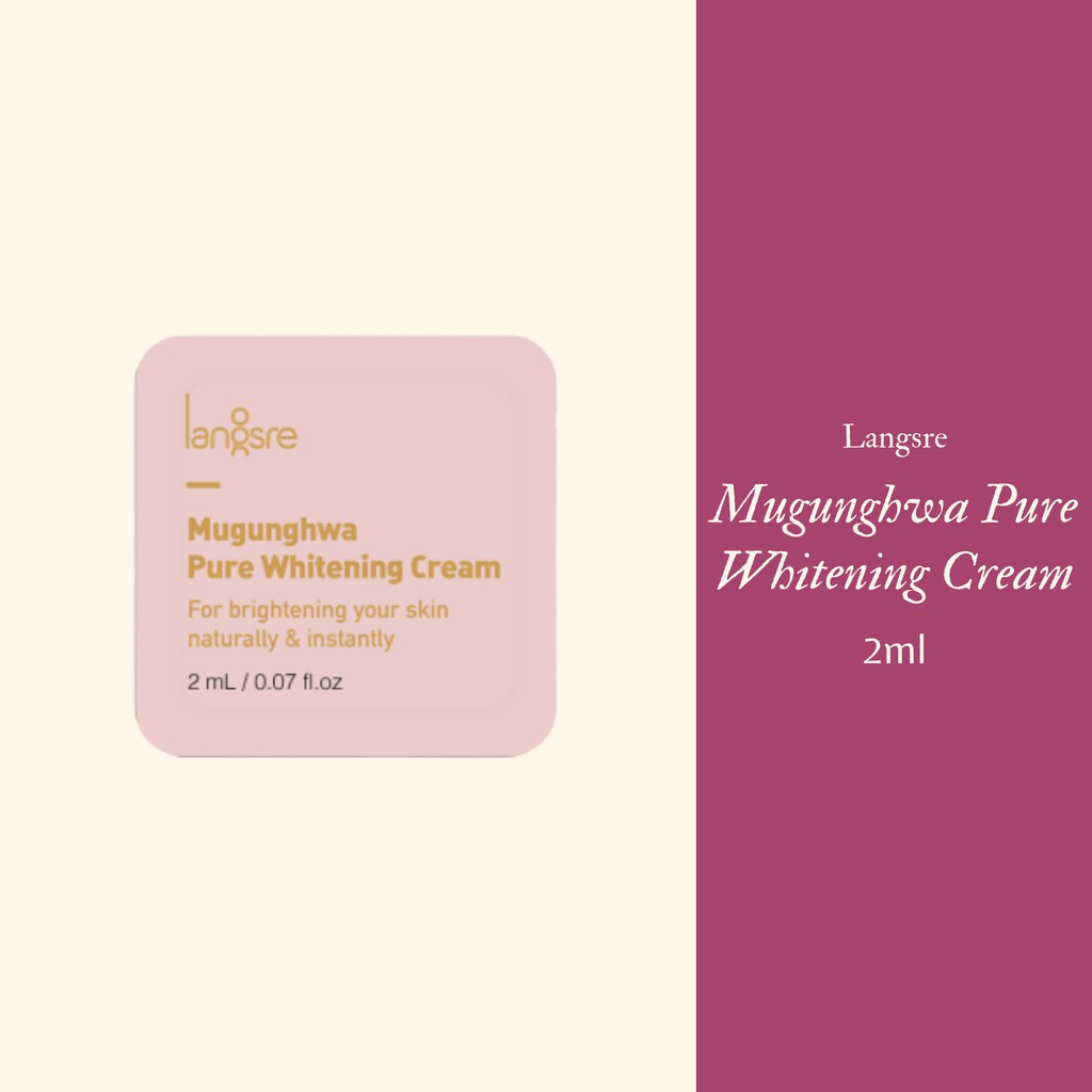 Langsre Mugunghwa Pure Whitening Cream 2ml