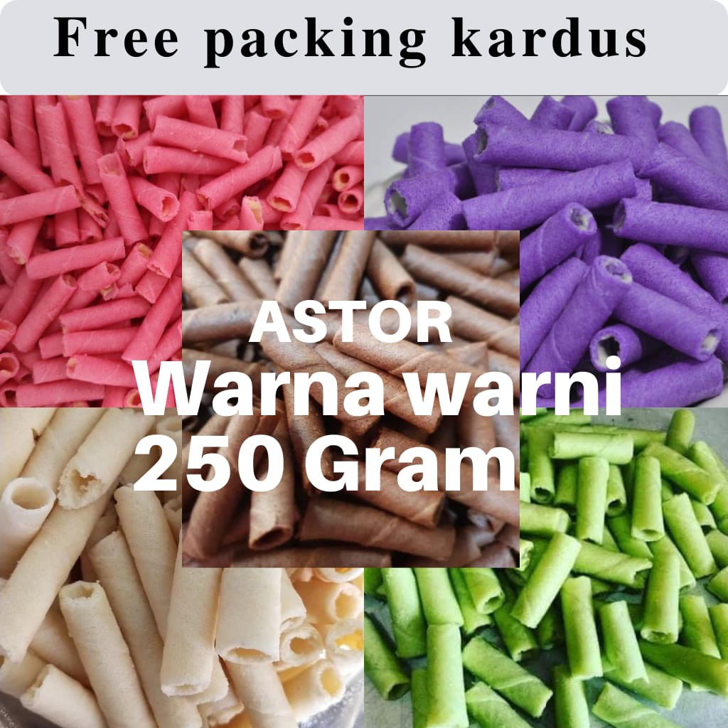 

snack kiloan wafer stick astor mini 250 gram | makanan ringan murah | cemilan enak | jajanan lebaran