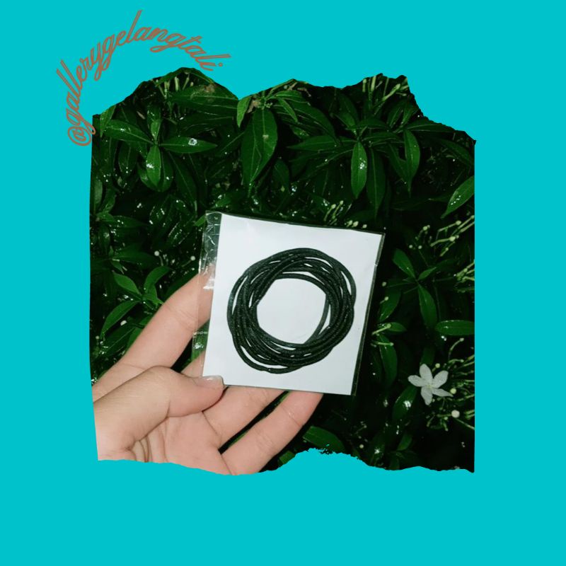 7pcs gelang Korea|gelang tali hitam Korea|gelang viral