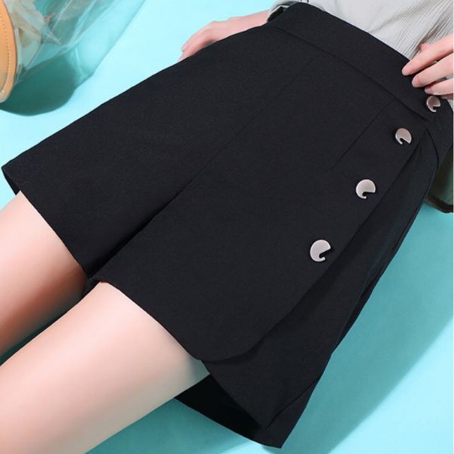 (K4L)lookma boutique-PREMIUM SHORTS HOTPANTS WITH BUTTON SIDE