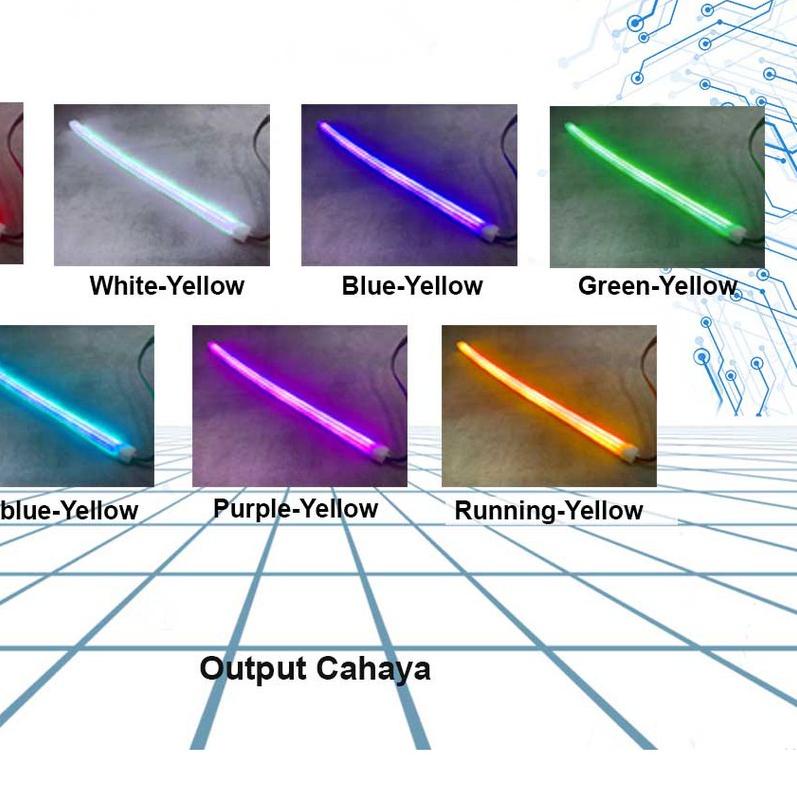 ➳ DRL FLEKSIBEL XWB 30 CM 2 MODE WITH SEIN RUNNING ❆