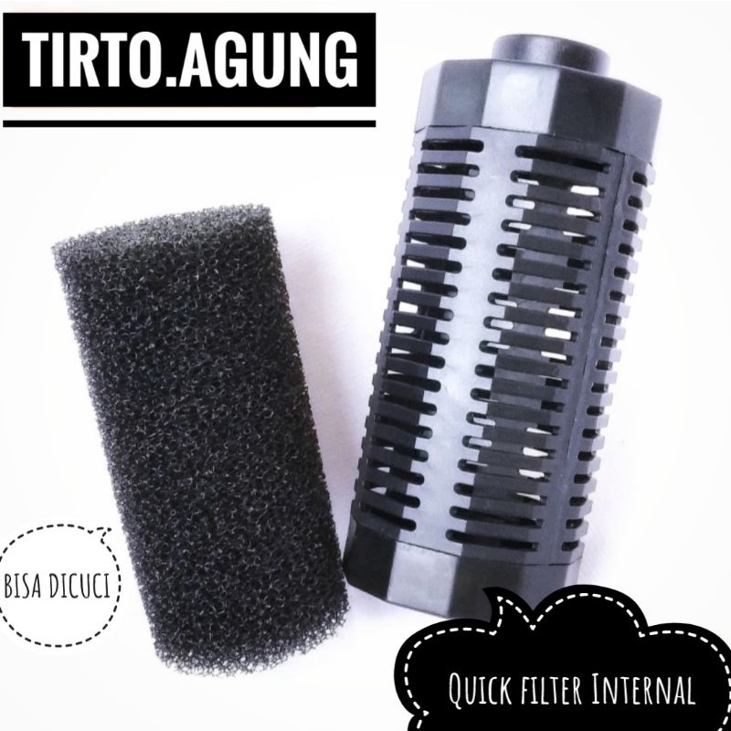 Quick Filter Internal aquarium aquascape fitting powerhead tetap jernih