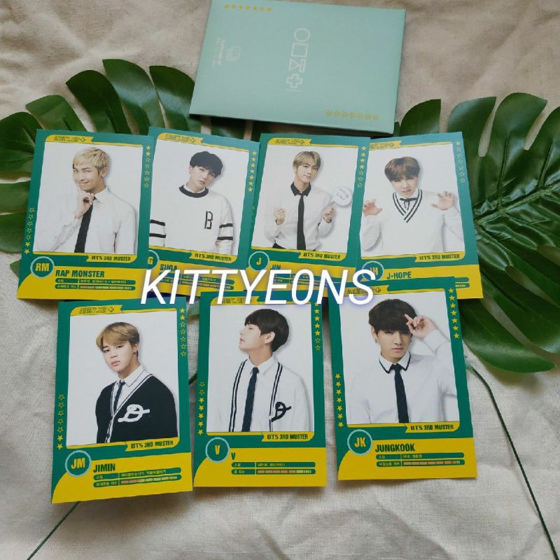 BTS 3RD MUSTER PLAYER CARD