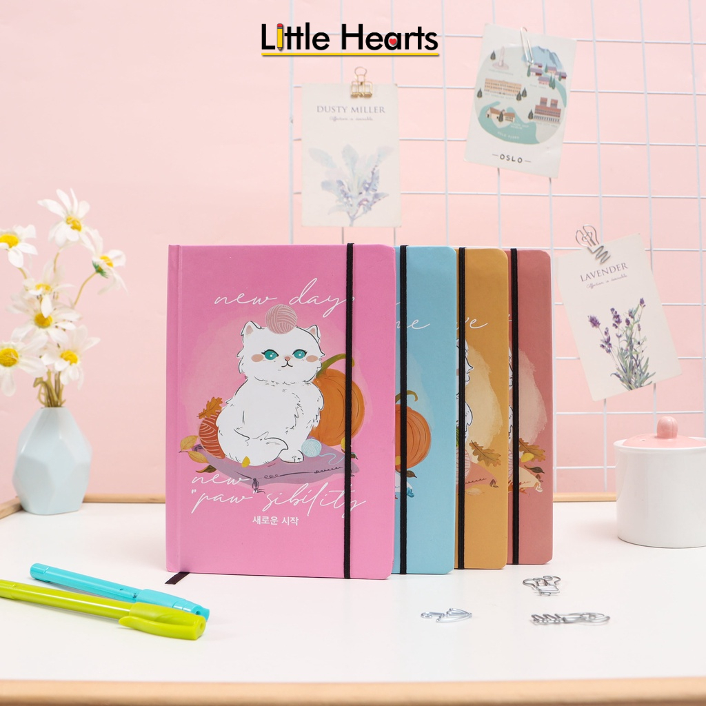 

Notebook A5 Garis Buku Tulis Hardcover Tali Karet Lucu