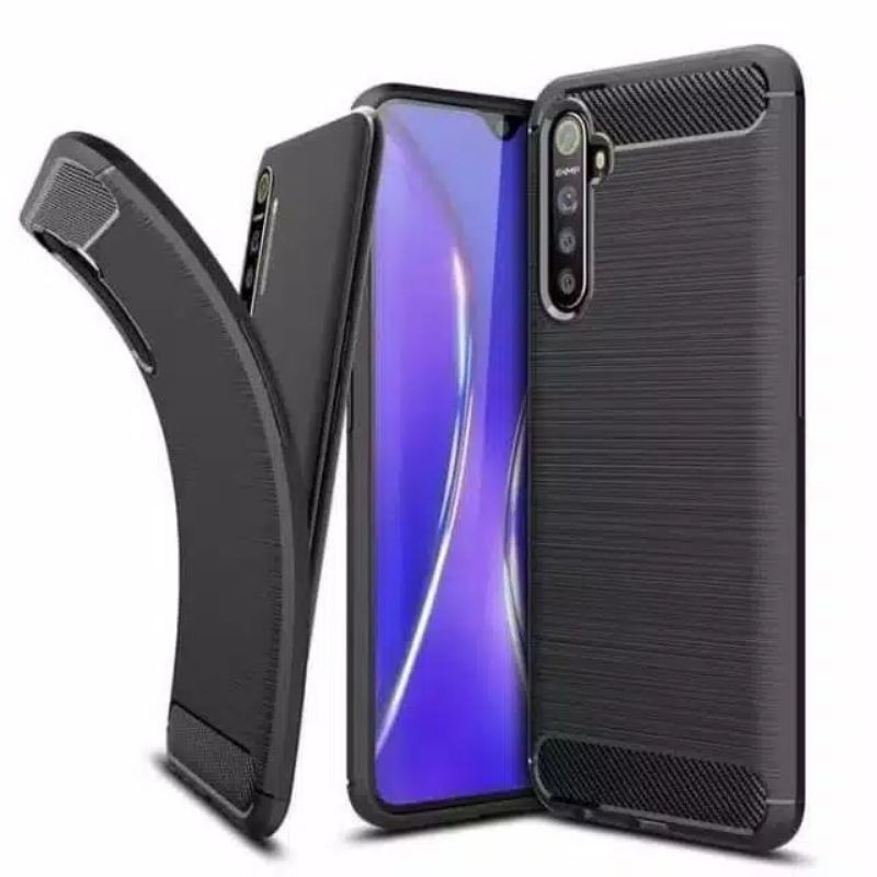 Case Realme 6 Pro Ipaky Carbon Fiber Premium