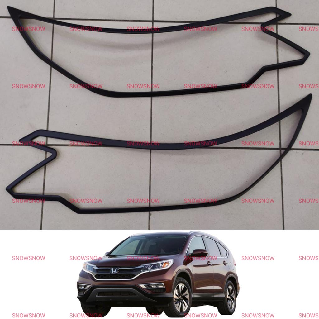 Garnish Lampu Depan Grand All New CRV 2015 2016 Hitam Chrome