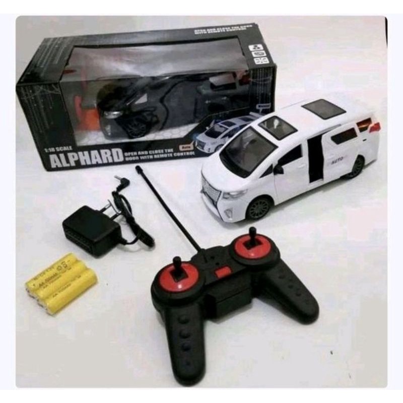 RC Alpard charger Mainan mobil remot control Alpard batre cas