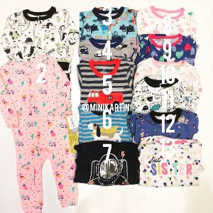 Unik CARTERs Toddler Sleepsuit Baju Tidur Anak Murah