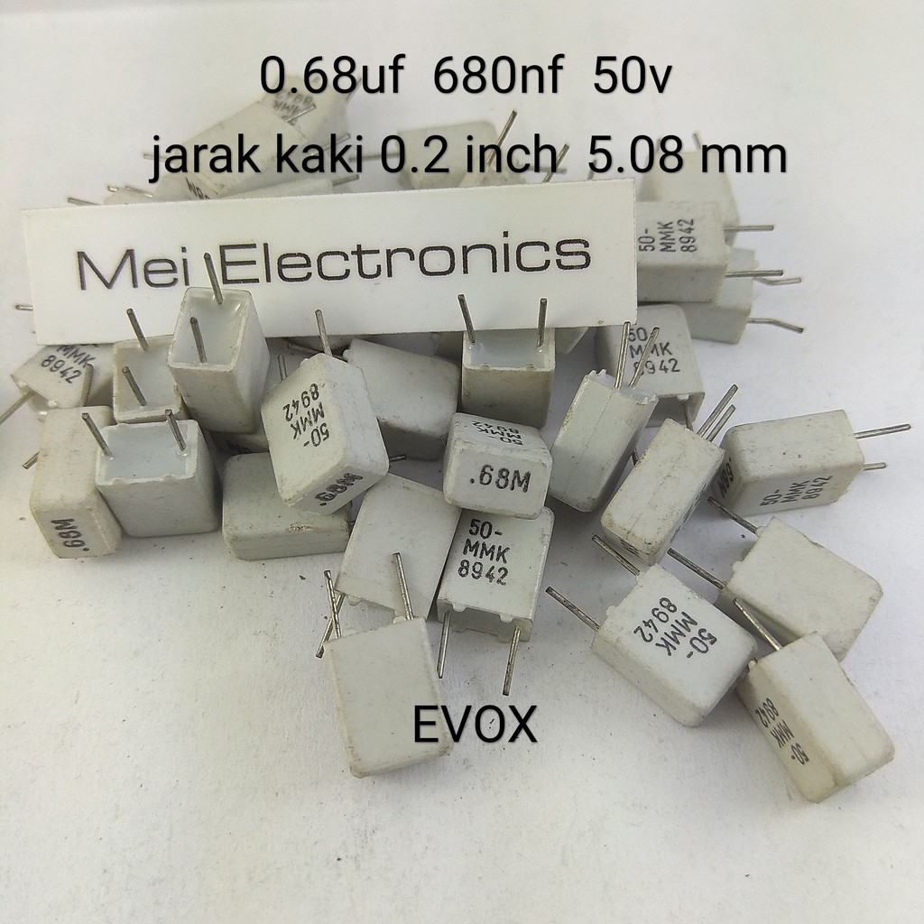 Capacitor Film 0.68uf 680nf 50v EVOX