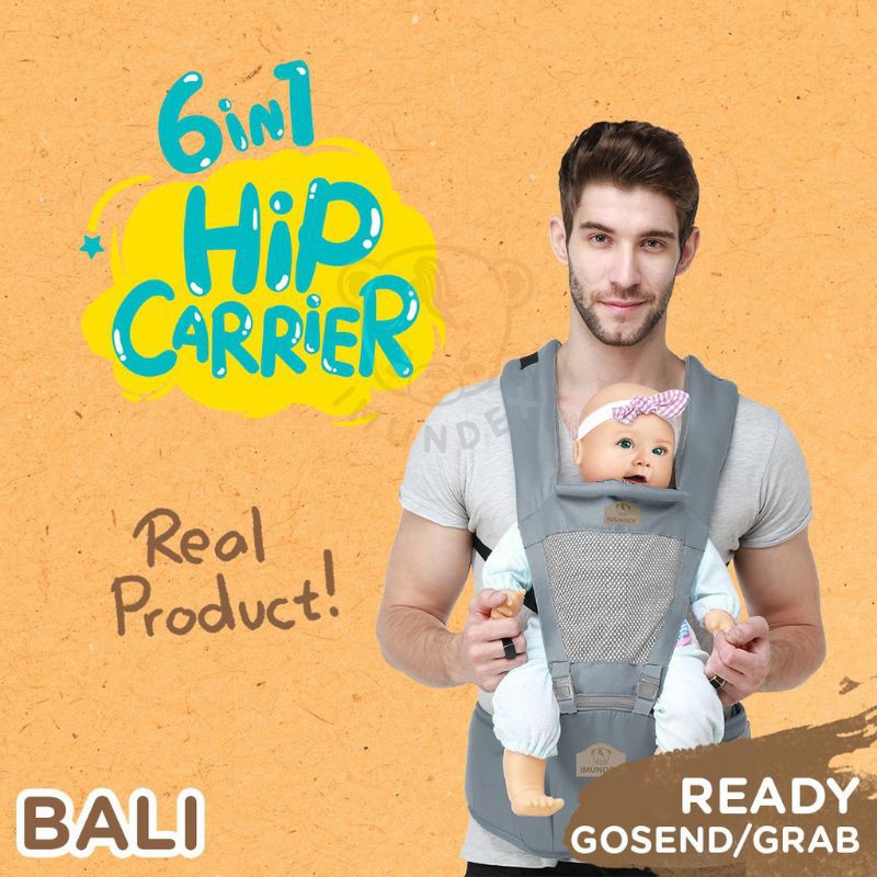 imundex baby carrier hipseat 6in1 (preloved)