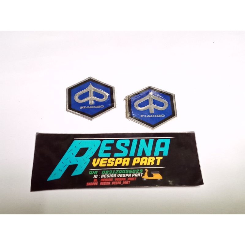 emblem logo chung stang vespa super sprint ORIGINAL