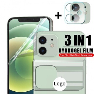 3 in 1 Hydrogel Film For iPhone 11 12 13 Pro Max Mini iPhone13 iPhone13Pro iPhone13ProMax Camera Screen Protector Lens Glass