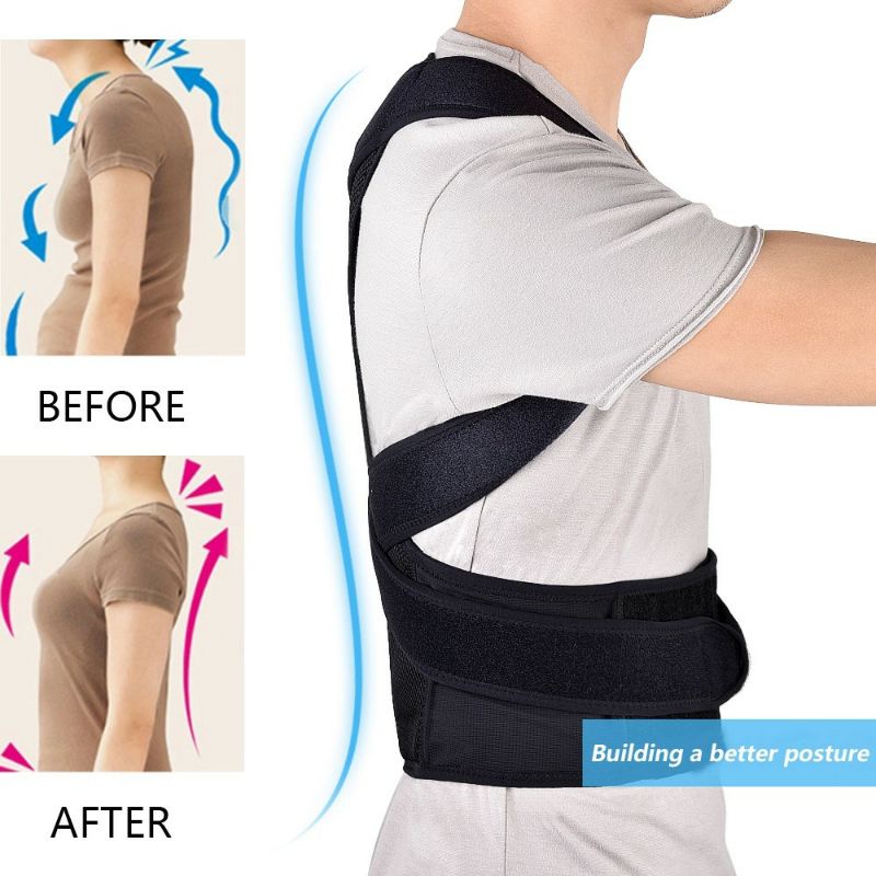 (COD) Sabuk Terapi Penyangga Punggung Pria &amp; Wanita Anti Bungkuk Posture Back Support Brace Posture