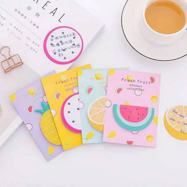 

STICKY NOTE FRUIT