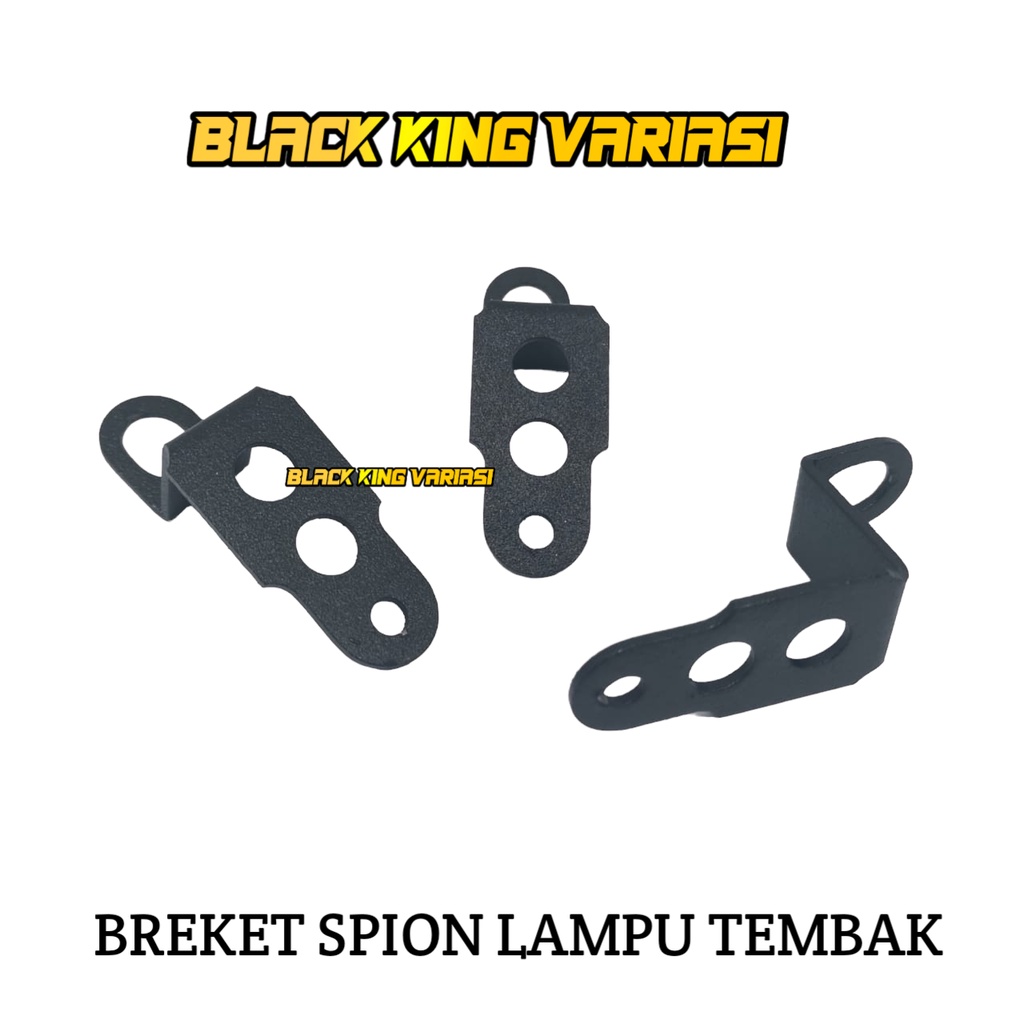 Breket Dudukan Lampu Tembak 3 Lubang Bracket Lampu Tembak Bracket Braket Breket Crashbar Jepit Dudukan Lampu LED Bar