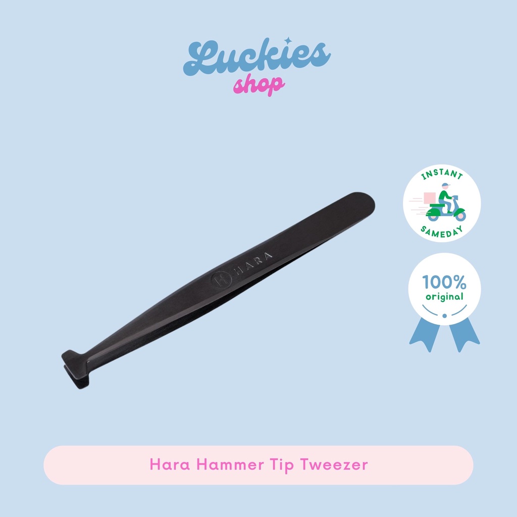 ORI Hara Hammer Tip Tweezer Pinset Bulu Mata Bawah Palsu