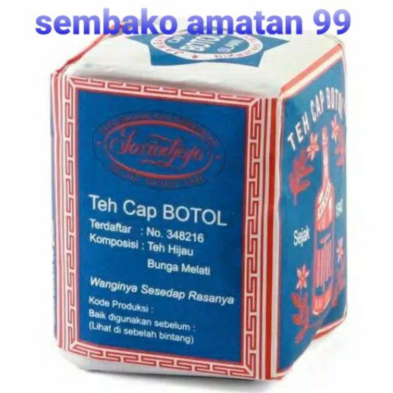 

Teh Bubuk Cap Botol Biru Kemasan 40gram Per 1 Pcs/teh Botol Biru 40gram