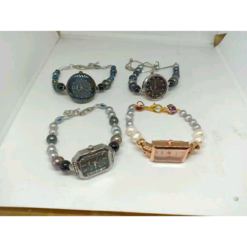 jam tangan mutiara tawar jam tangan wanita