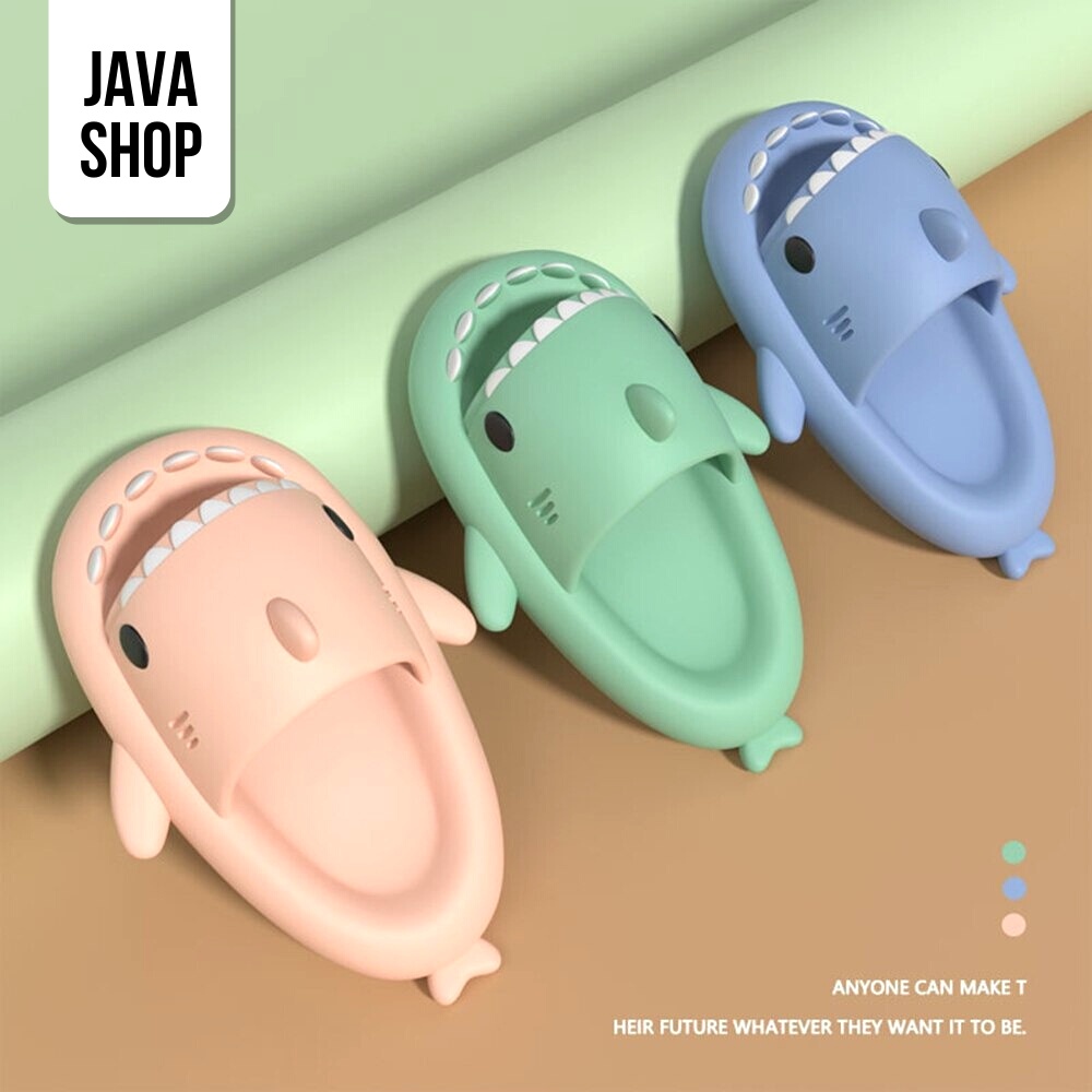 JAVASHOP Sendal Selop Anak Karakter Hiu Baby Shark Lucu