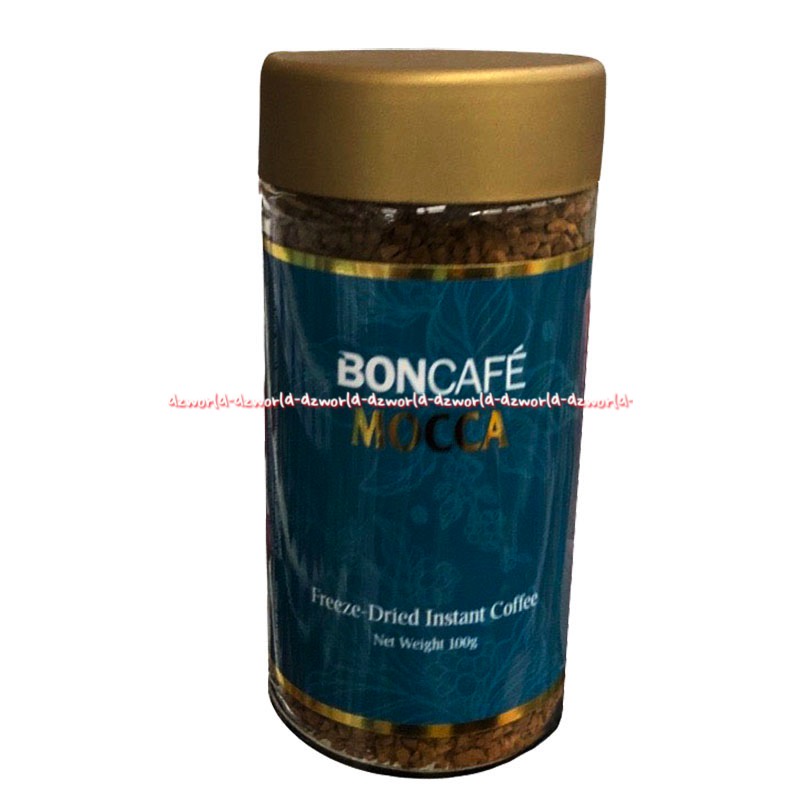 Boncafe Mocca 100gr Freeze Dried Instant Coffee Bon Cafe Moka Bubuk Kasar Kemasan Kaleng Botol Bon Kafe Kopi Instan Freze Dry Drie Moca Cofee Cofee Coffe