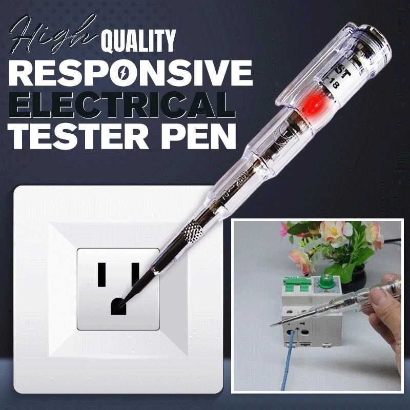 Tespen Tets Pen Listrik Cek Kabel putus Taspen 12-240V