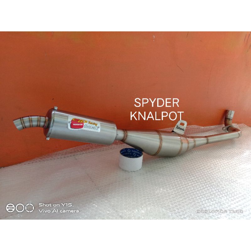 Knalpot racing Suzuki Tornado Gs/Gx Crystal Bravo knalpot standar racing CLD fizr