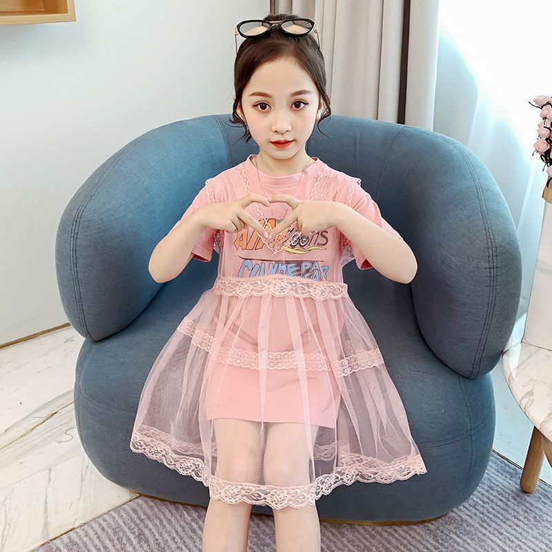 DRESS TANGGUNG ANAK PEREMPUAN IMPORT gaun anak cewek rok tutu baju kaos dress pesta anak