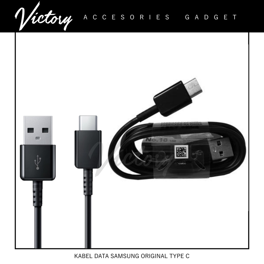 VICTORY2020 KABEL DATA SAMSUNG NOTE 7 NOTE 8 NOTE 9 S8 S8 PLUS S9 S9 + A5 2017 A7 2017 ORIGINAL BLACK