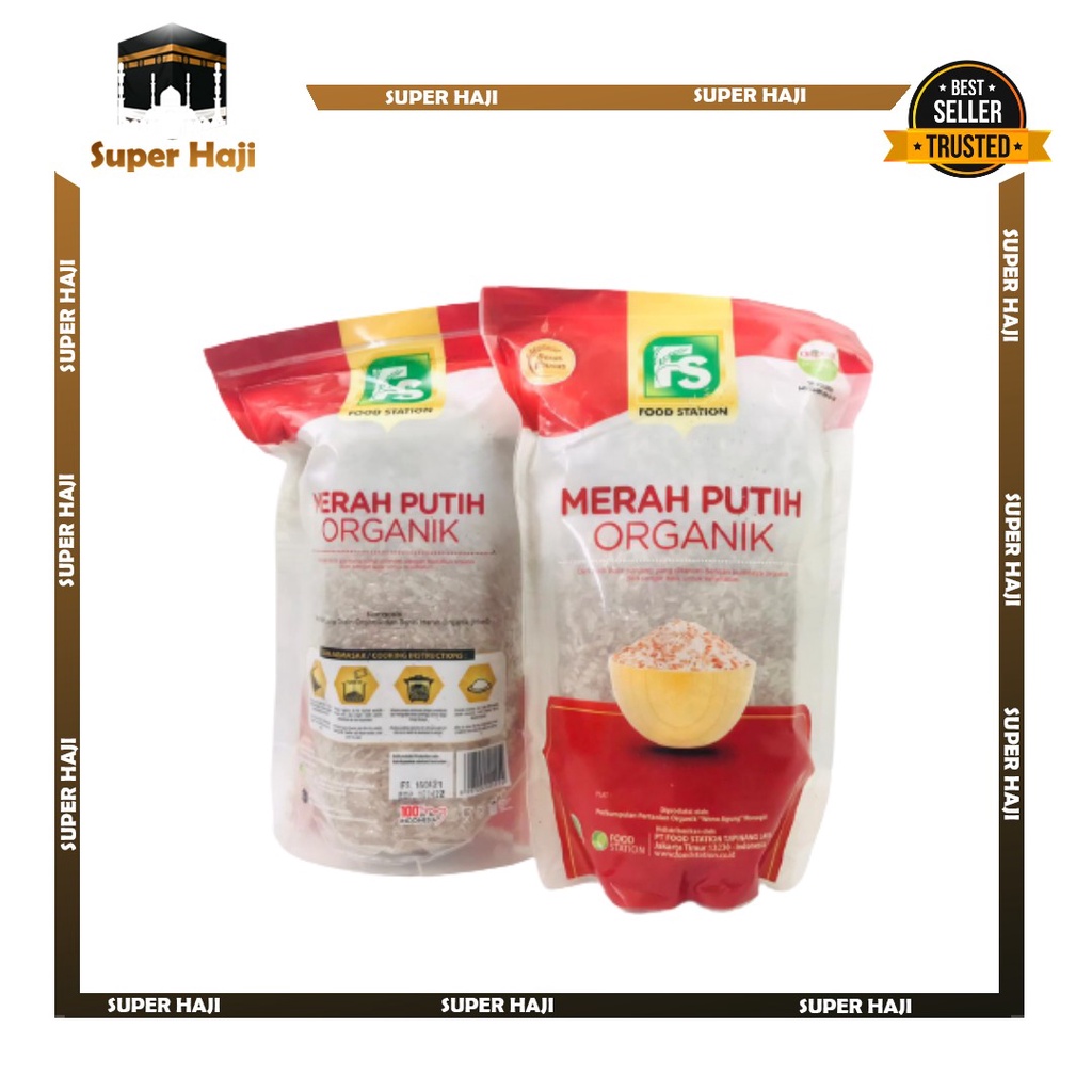 

FOOD STATION (BERAS MERAH PUTIH ORGANIK 1KG)