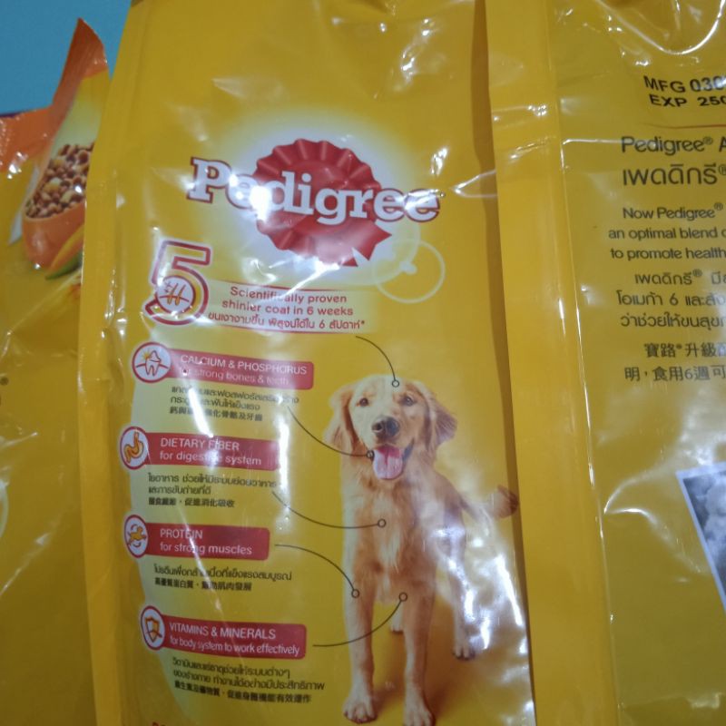 Pedigree Dry 1.5kg Makanan Anjing Kering rasa Lamb &amp; Vegetables