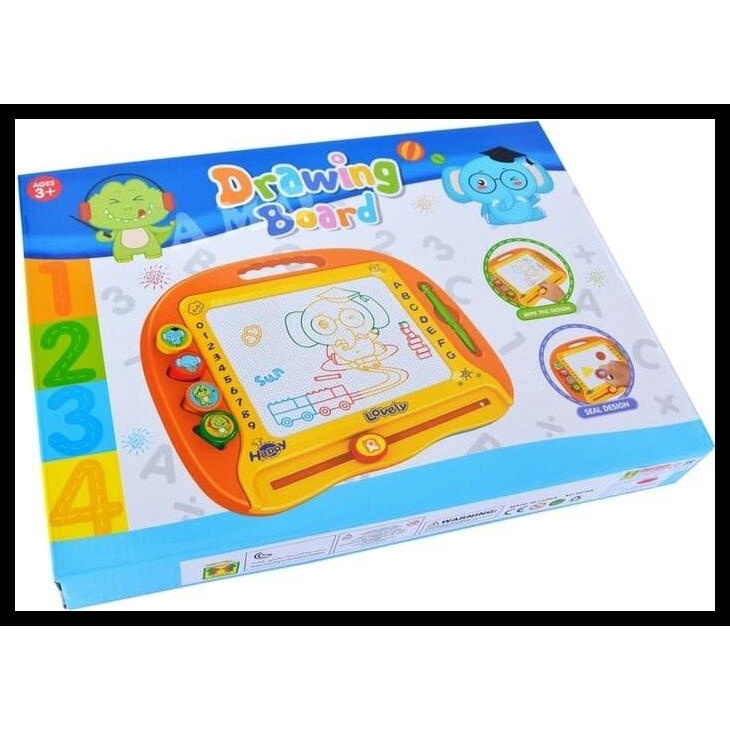 

TERBARUU!! mainan anak papan tulis magnet drawing magnetic board little painter PROMO