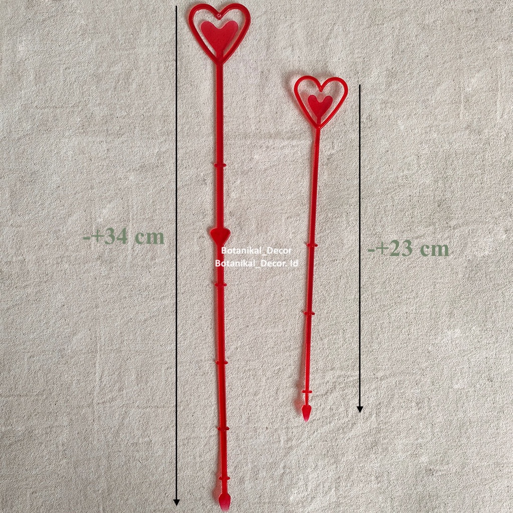 Flower Wrapping Cellophane Paper Kertas Stick Card Holder Stik Bouquet Buket Bunga Buket Bouquet Cake-3