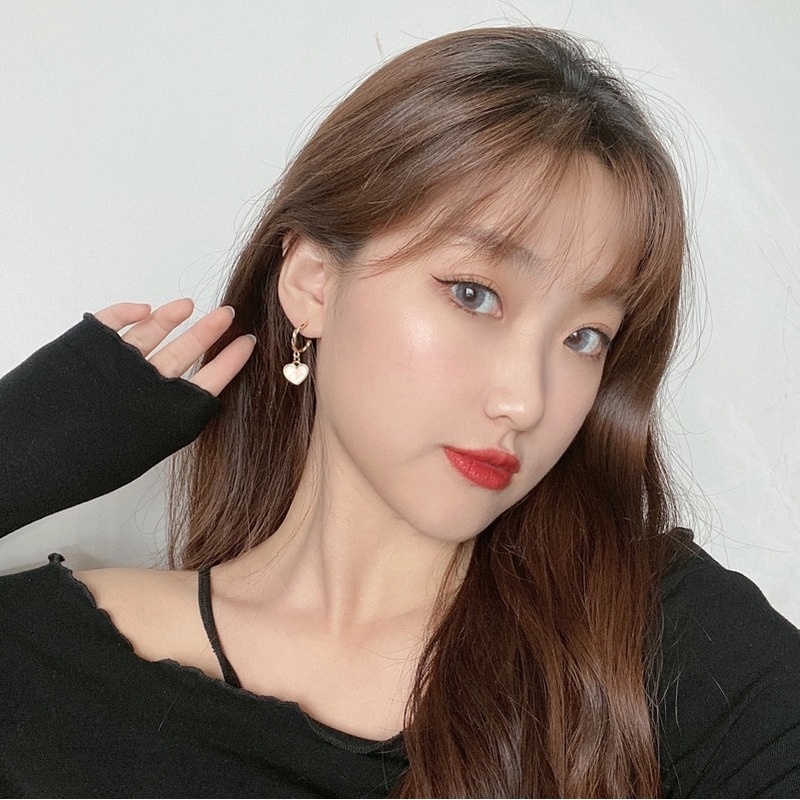 Anting Ear Cuff Bentuk C Warna Pink Gaya Korea Untuk Wanita