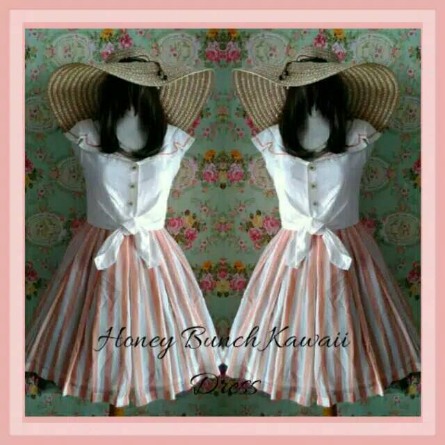 Kawaii dress jepang korea Honey bunch