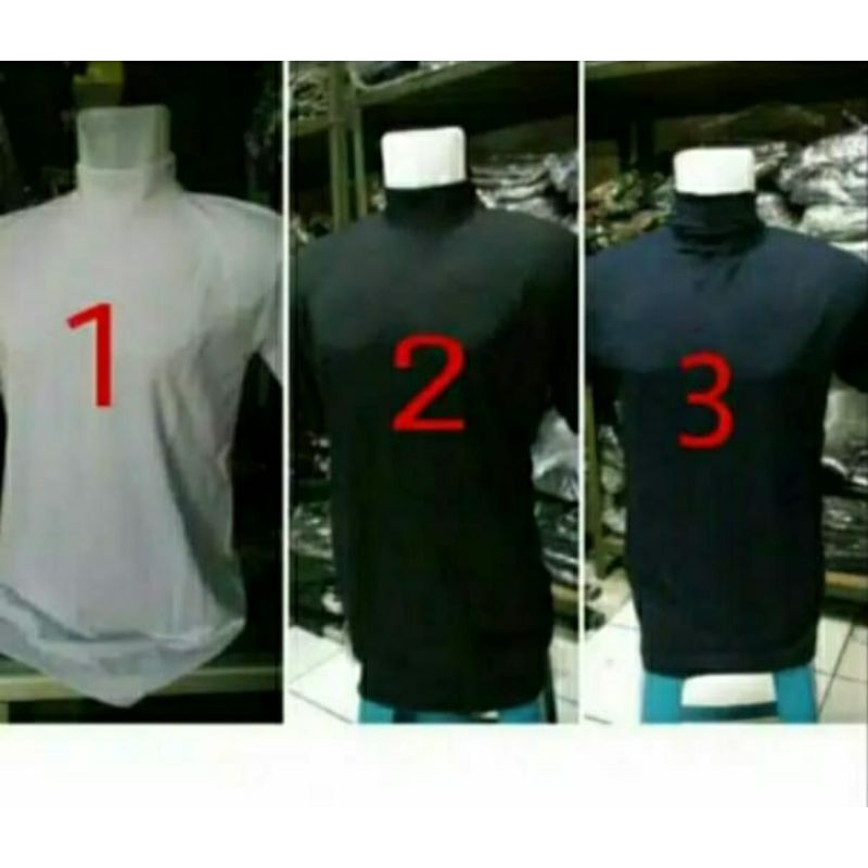 KAOS KRAH TINGGI HITAM..BIRU ...PUTIH COKLAT POLISI