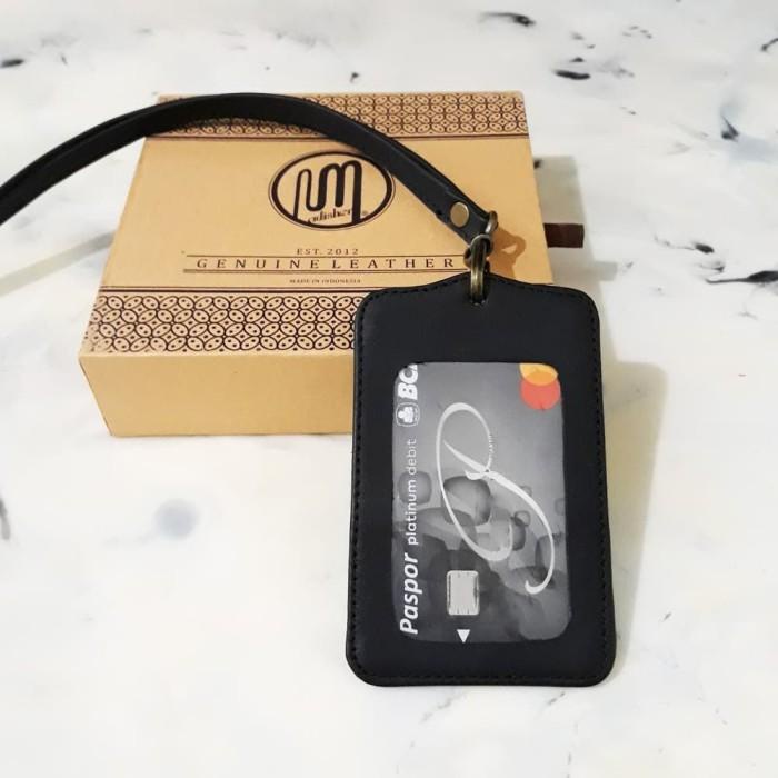 

Id Card Holder Office Kantor Kulit Sapi Asli Premium Leather Name Tag