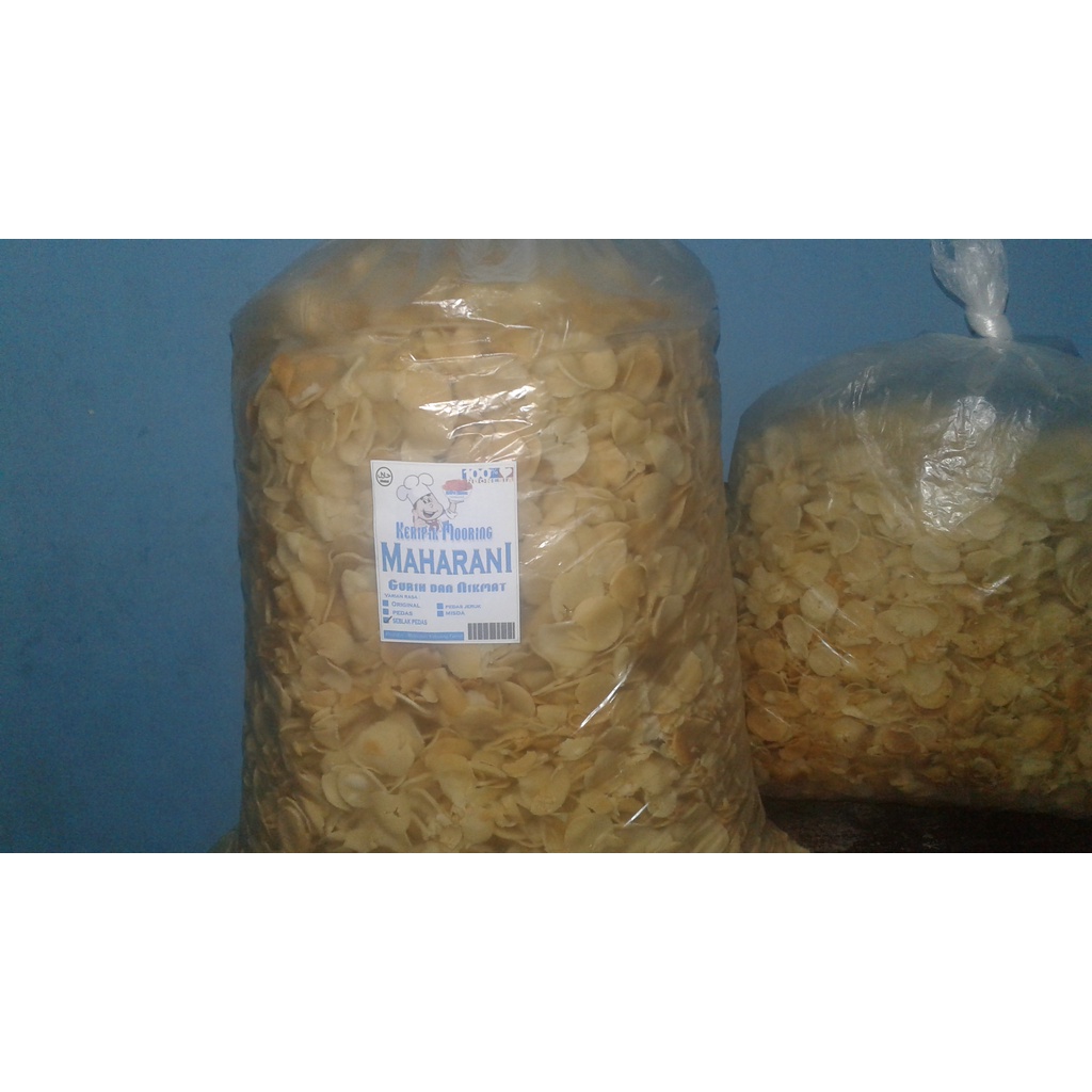 

Keripik Moring Maharani kemasan 5kg