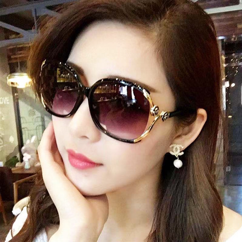 [✅COD] Kacamata Hitam Anti Radiasi Gaya Korean Style Aksesoris Fashion Sunglasses Kaca Mata Retro Polarized Photocromic Wanita Cewek Perempuan Korea Murah Original