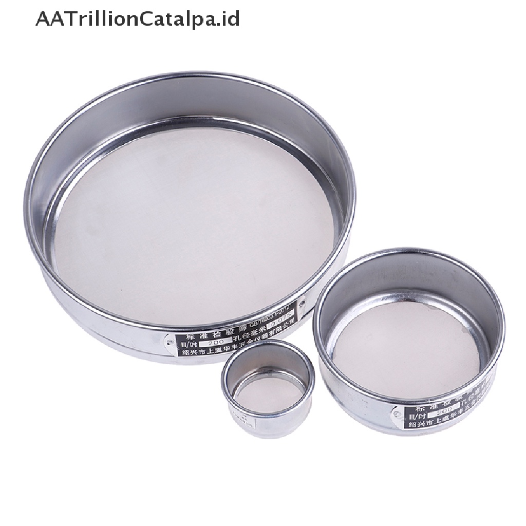 【AATrillionCatalpa】 200 Mesh 0.074mm aperture stainless steel lab standard test sieve 5-20cm ID