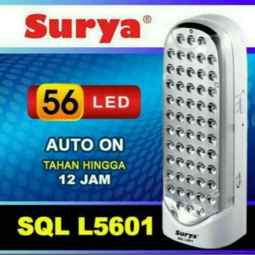 Lampu Emergency Surya SQL 5601 Lampu Darurat 56 LED