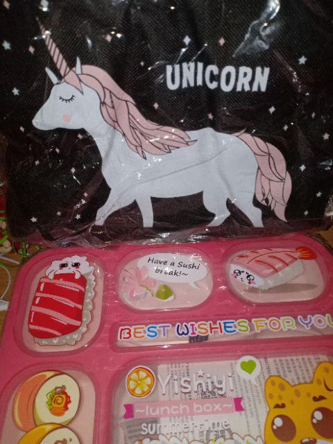 Alfaindo Lunch Box Kotak Makan Anak Bpa Free Yooyee Yy589 Sekat 6 Bubblewarp