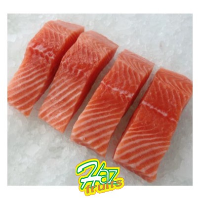 

SALMON PORTIONS SKINLESS AND BONELESS +/- 1KG